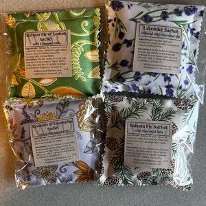 4 pieces Fragrance sachets handmade